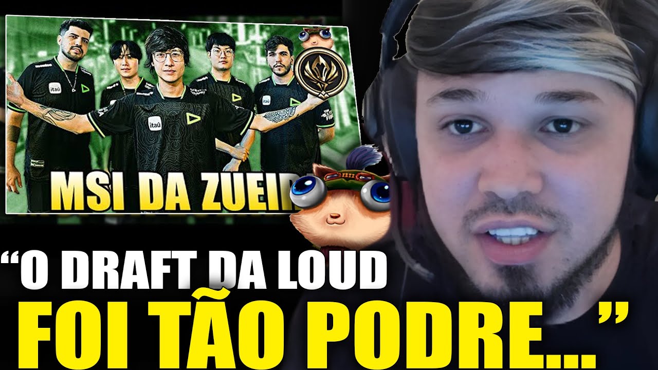 TitaN reagindo ao Bronziocre da ELIMINAÇÃO da Loud no MSI