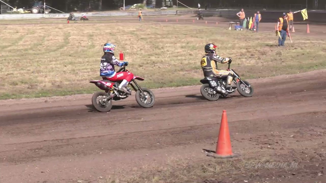Dutch flattrack Blijham 07-09-2025, sunday/pitbike class