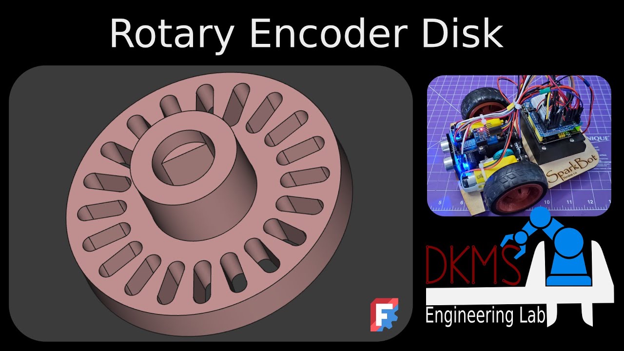 Rotary Encoder Disk Build Tutorial - FreeCAD