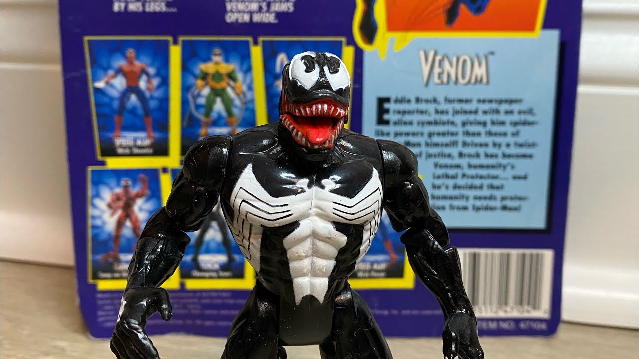 Venom Action Figure Unboxing - Spider-Man the Animated Series ToyBiz