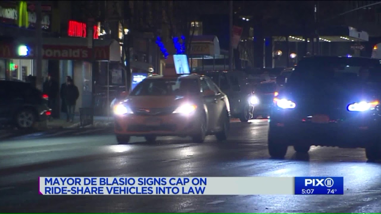NYC to temporarily cap new licenses for ride-hail drivers