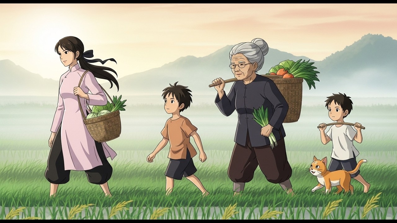 Traditional Vietnamese Cooking | Ghibli-Style Slow Living | Ghibli-Style Cooking