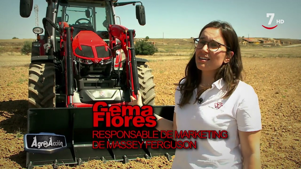 Agro en acción T7/E4 Serie 5S tractores Massey Ferguson y pulverizador suspendido Profarmer Caffini