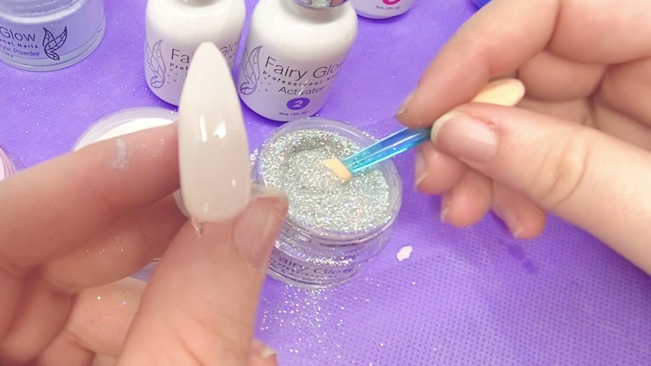 How to Apply Mermaid Nail Powder/Mirror Powder