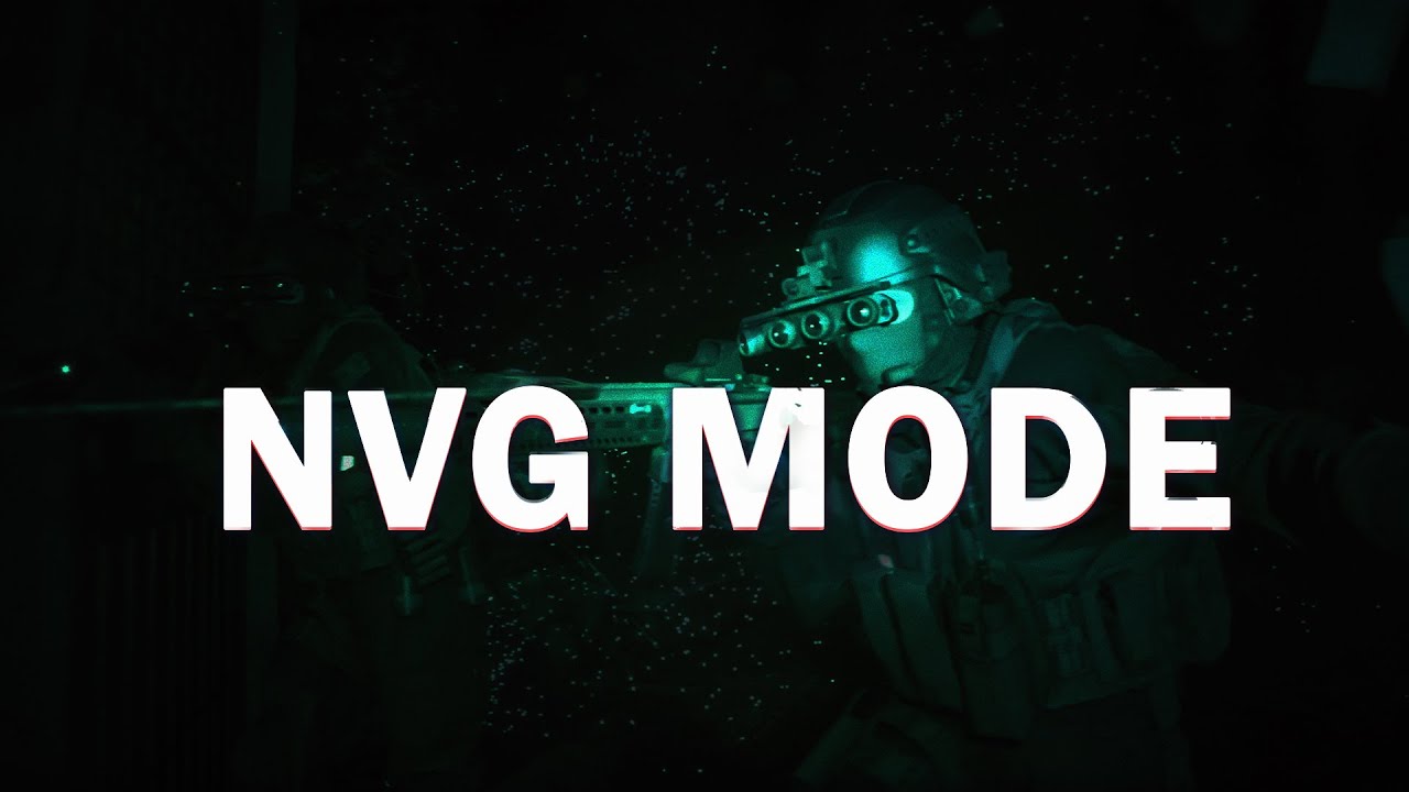 NVG MODE IS CRAZY - MODERN WARFARE NIGHT VISION MODE