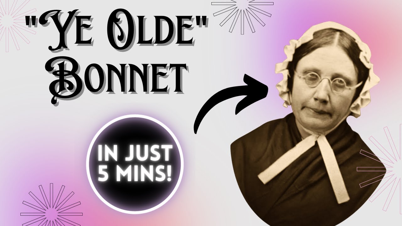 Bonnet Costume Tutorial