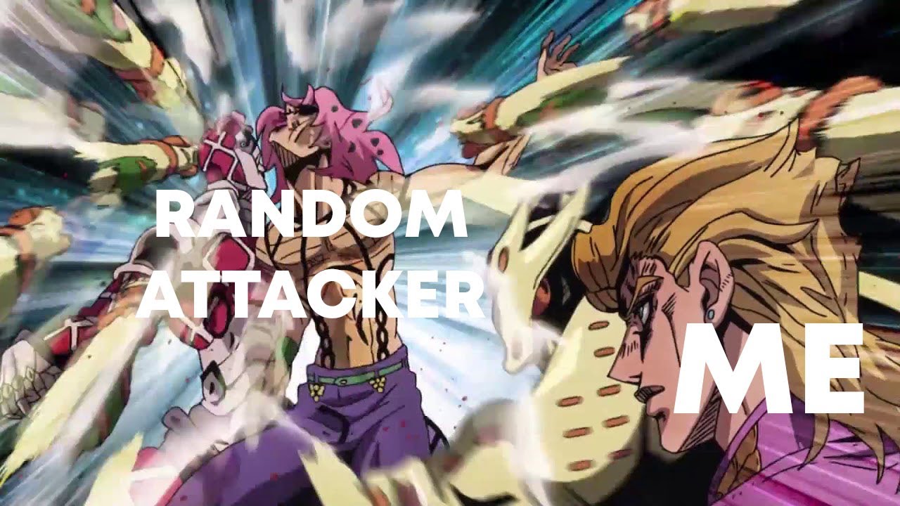 N the jojo game roblox | Destroying random attack players