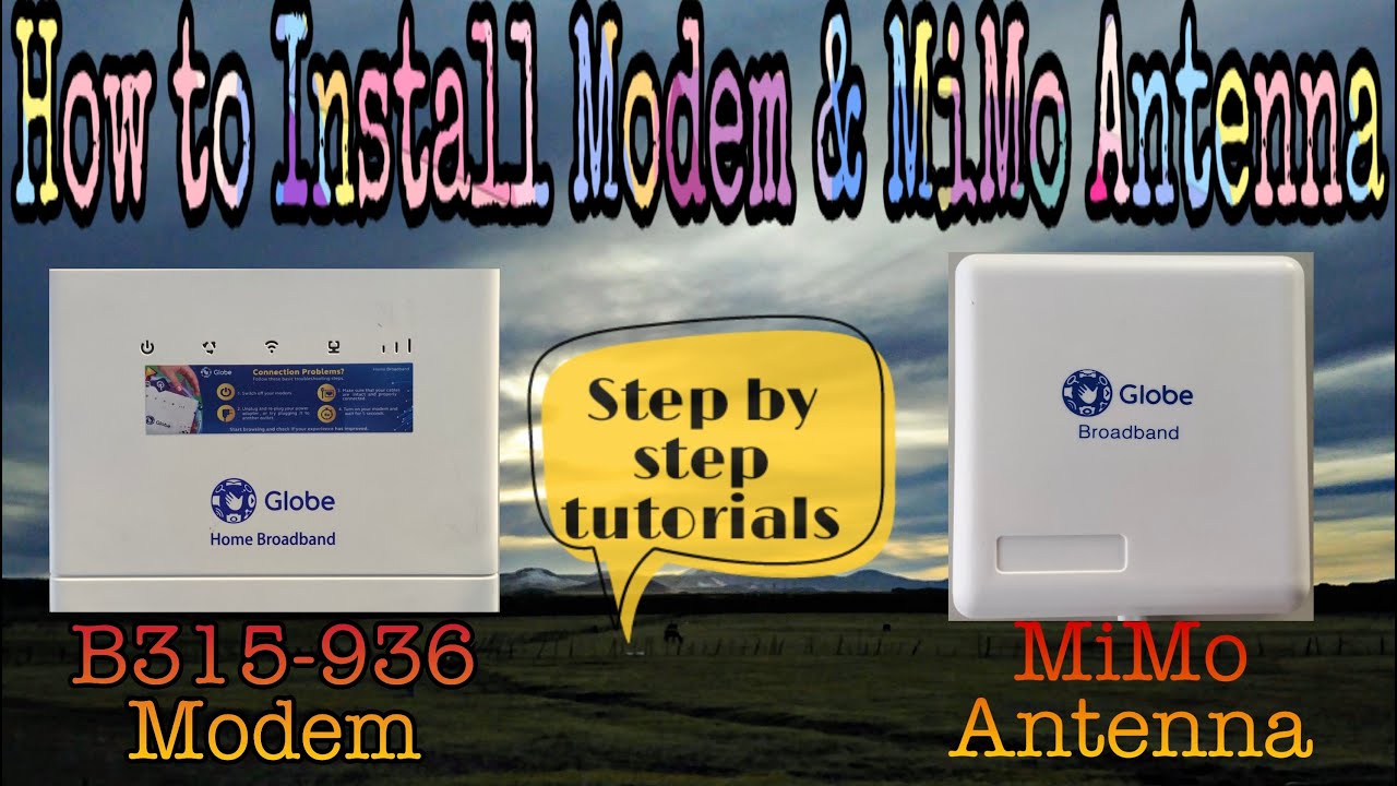 Paano Palakasin Ang Internet Connections using B315-936 Modem & Mimo Antenna...