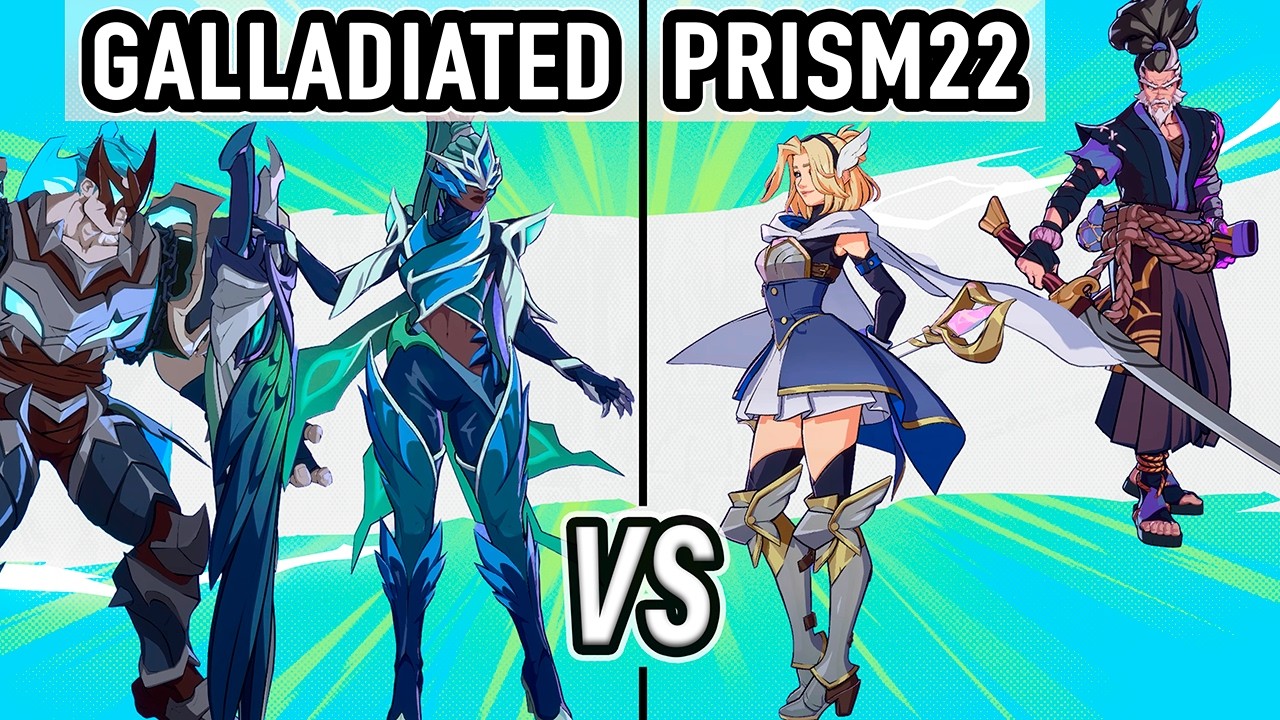 2XKO ▰ Galladiated (Senna / Darius) vs PRISM22 (Lux / Yasuo) ▰ High Level Gameplay
