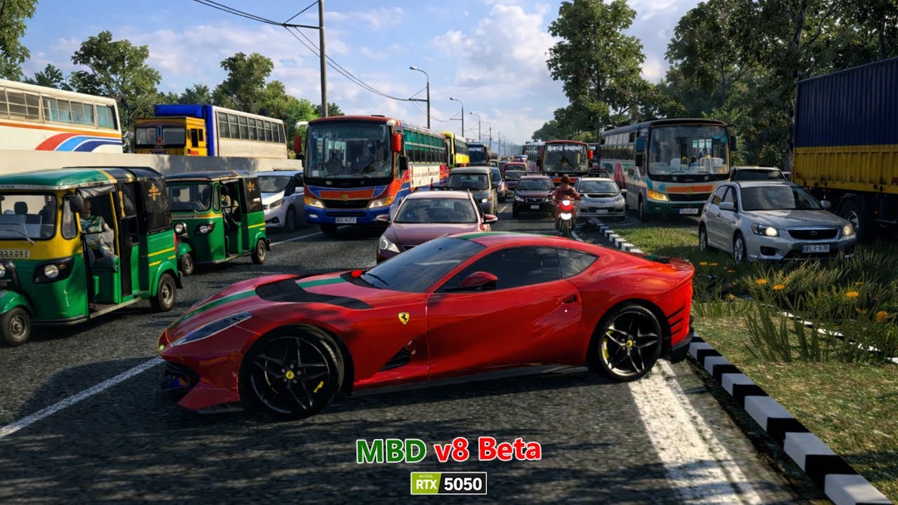 ETS2 1.57 MBD V8 Beta Gameplay 🇧🇩 | BD Car Mod | Extreme Realism | RTX 5050