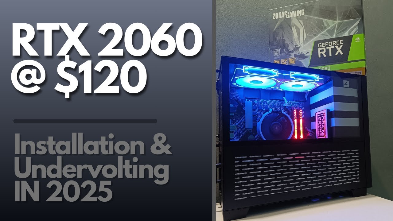 Zotac RTX 2060 6GB New | Unboxing | Installation | Undervolting in 2025