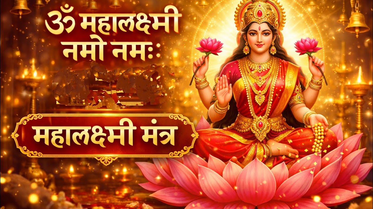 महालक्ष्मी मंत्र | ॐ महालक्ष्मी नमो नमः | धन और समृद्धि के लिए शक्तिशाली मंत्र | Mahalaxmi #song 