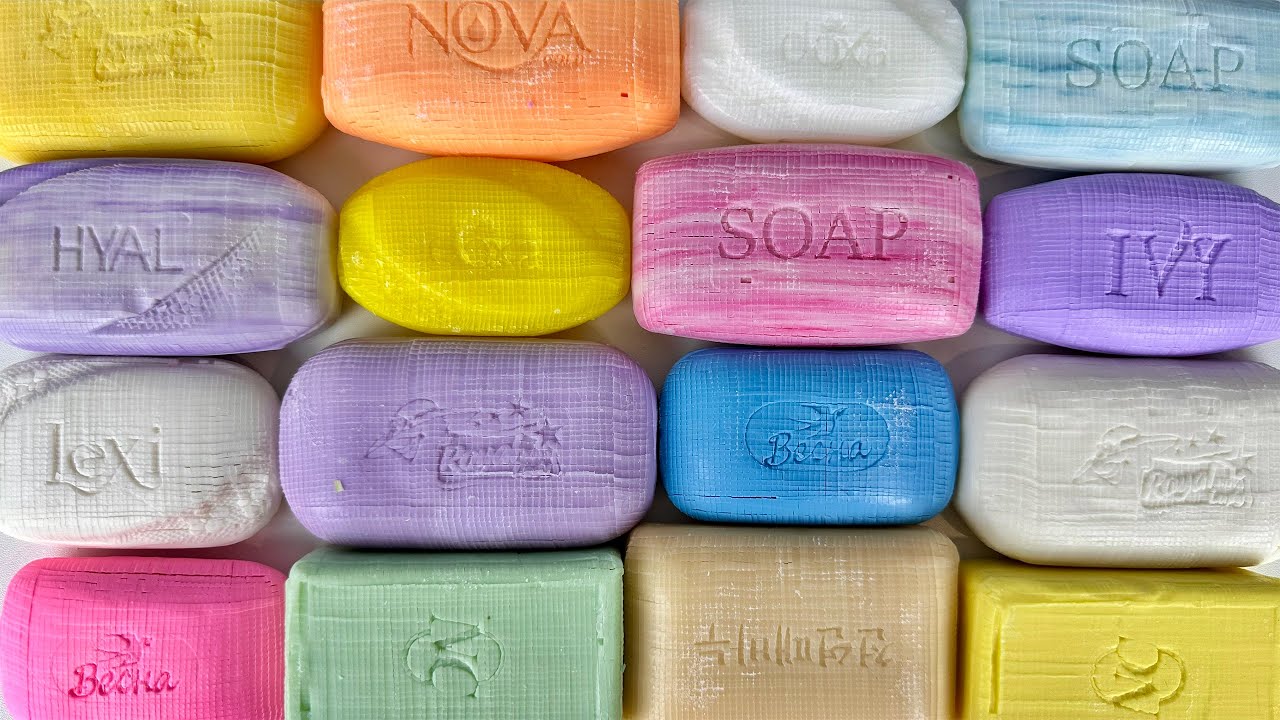 ASMR Cutting Soap Cubes #53 立方体石鹸のカット