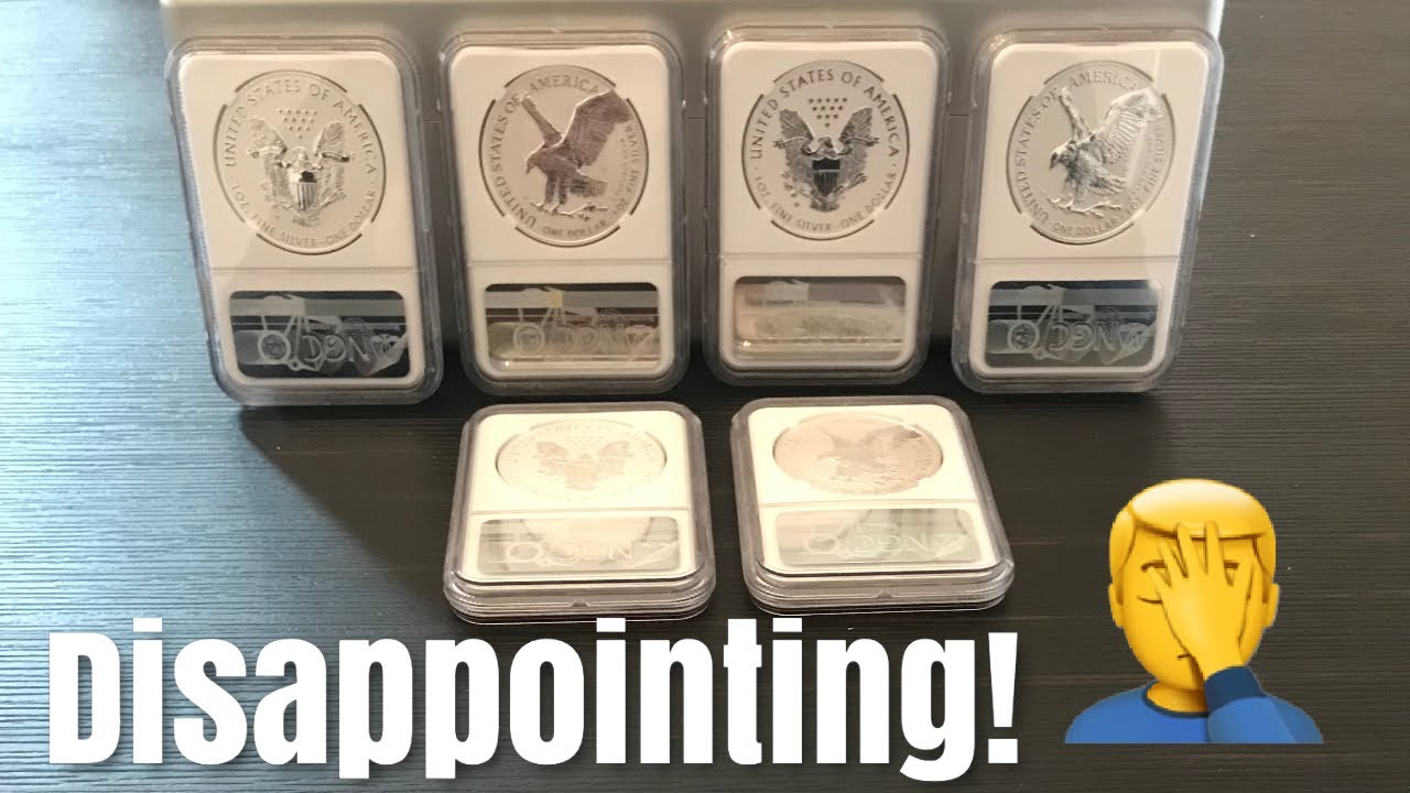 NGC Grade results of 3 2021 Reverse proof American Silver Eagles sets. BIG TIME DISAPPOINTMENT! WOW!