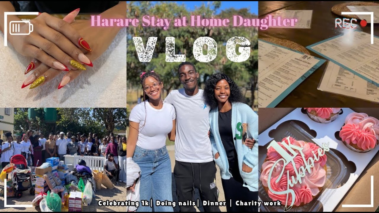 Harare Stay at Home Daughter Ep6| Charity work, dinner, celebrating 1k, etc| ZIMBABWEAN YOUTUBER