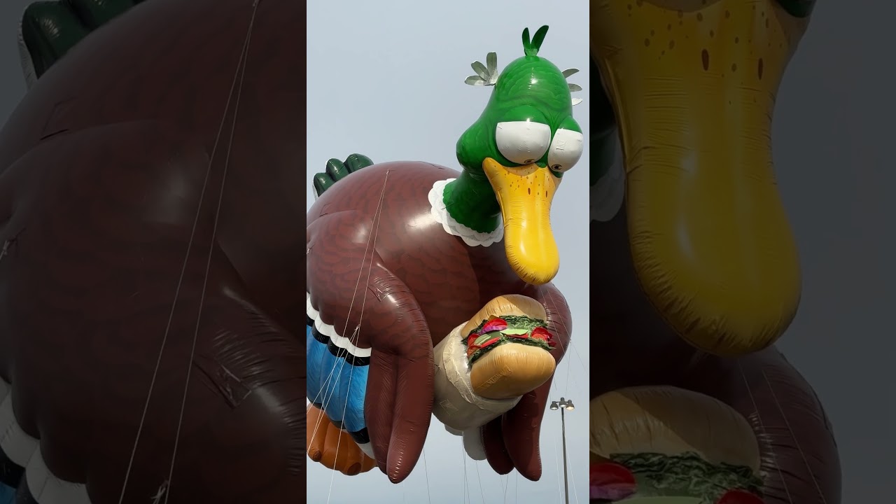 POV: You&rsquo;re a balloon getting ready for the #MacysParade. Tune in 11/23 at 8:30am on NBC or Peacock.