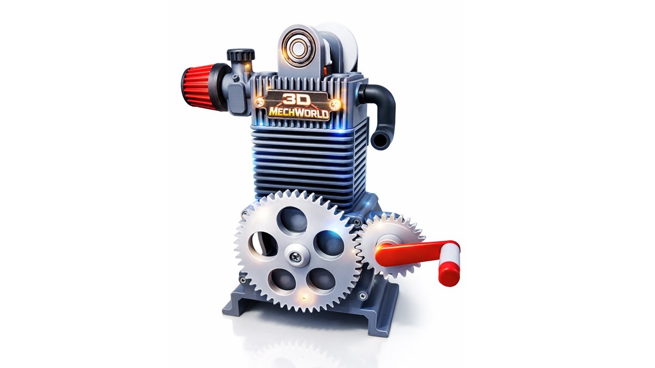 3D Printed Single-Cylinder Engine