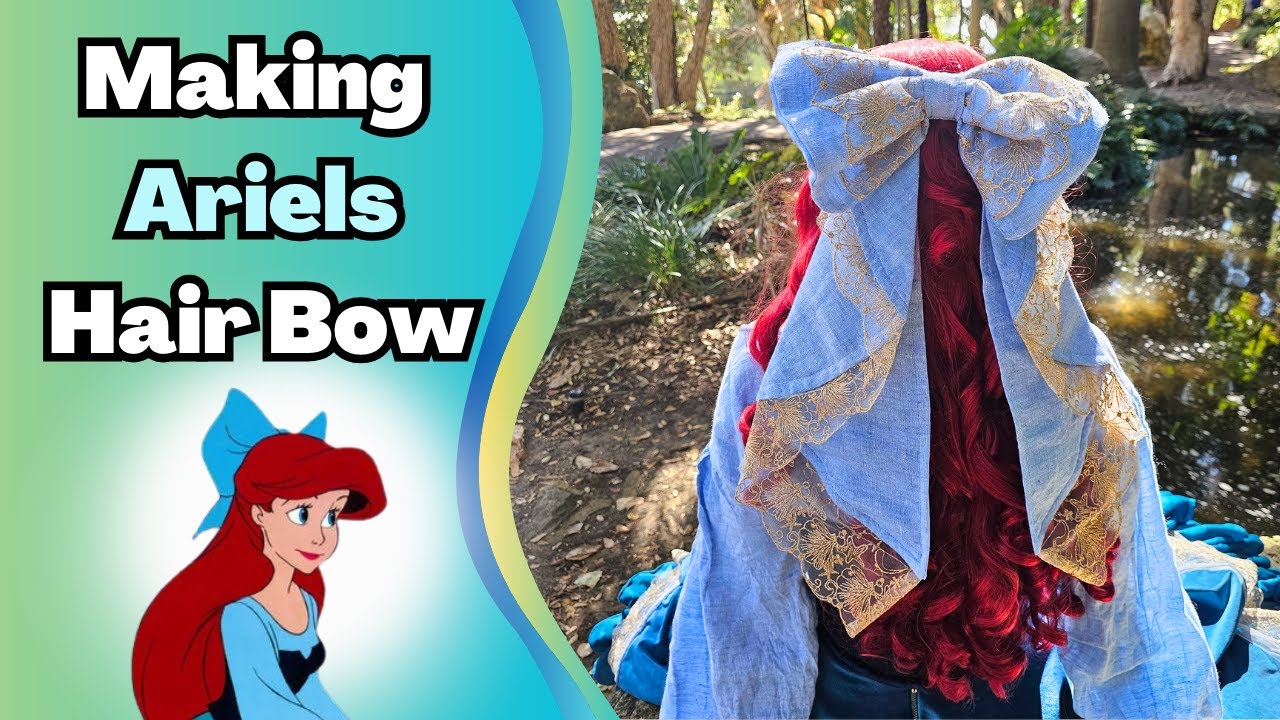 I Made An Ariel HAIRBOW Masterpiece  - I spent hours creating this!