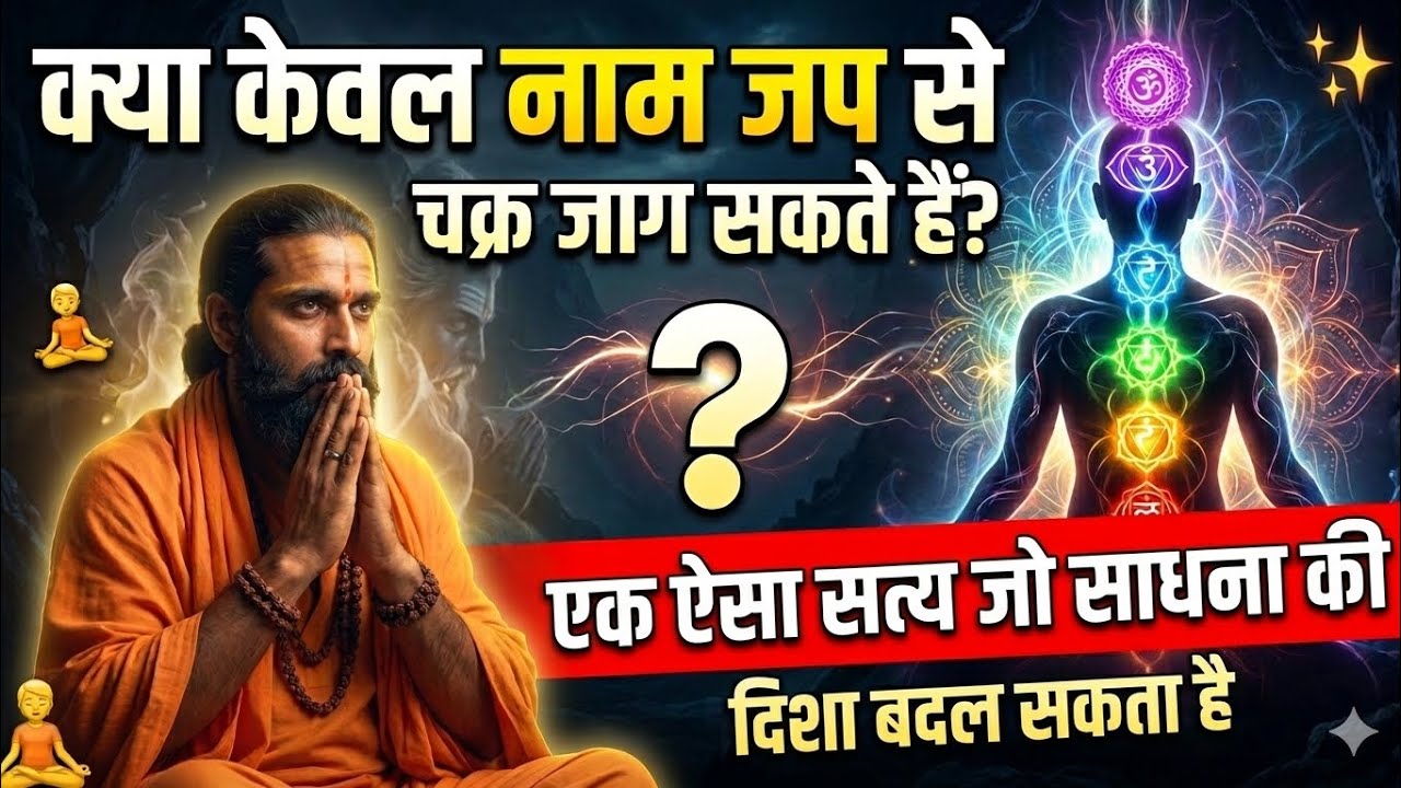 क्या केवल नाम जप से चक्र जाग सकते हैं? | सच्चाई जानकर हैरान रह जाएंगे