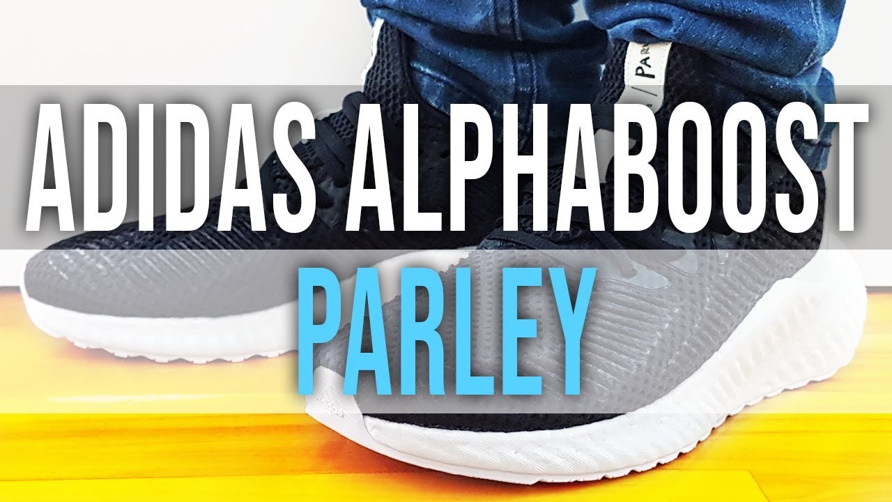 ADIDAS ALPHABOOST X PARLEY on Feet, Close Up and Unboxing