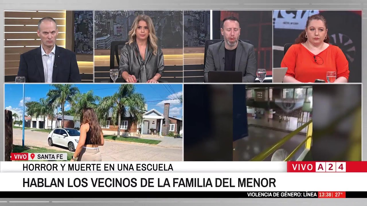 🚨 ATAQUE ARMADO A ESCUELA EN SAN CRIST&Oacute;BAL: DOCENTES Y ALUMNOS ACTUARON BAJO SOCK