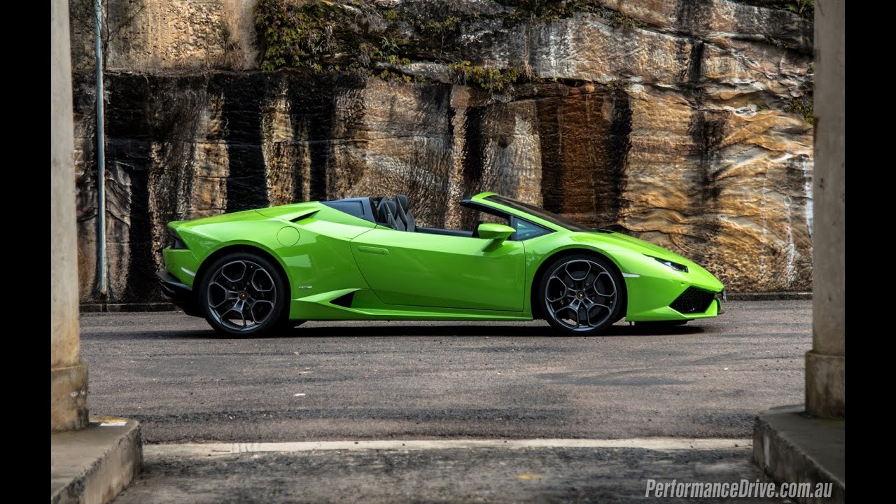 2016 Lamborghini Huracan Spyder review (POV)