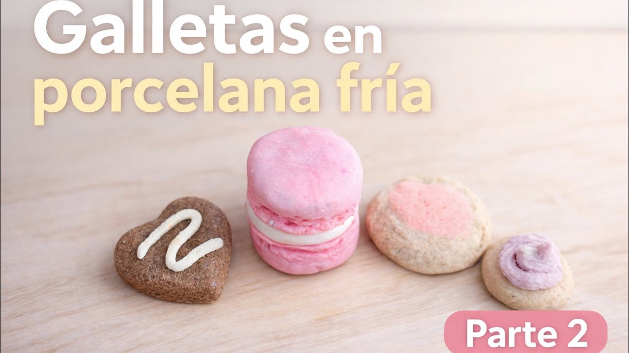 Como hacer galletas con porcelana fría | Continuación del video anterior
