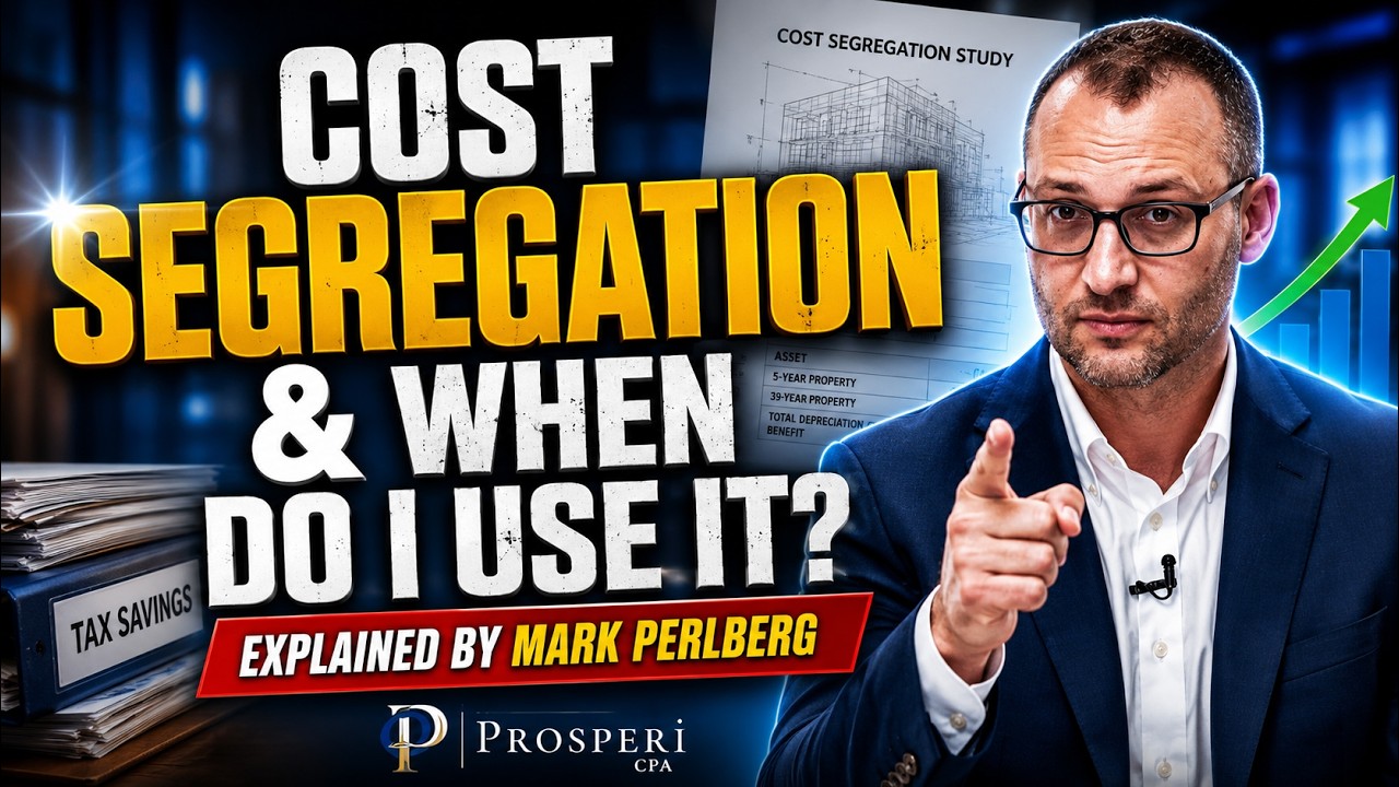 What is Cost Segregation, and When do I do a Cost Segregation Study?