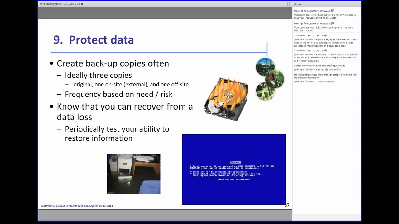 Environmental Data Management Best Practices: Tabular Data