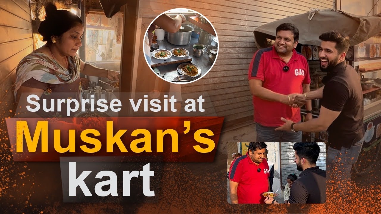 Surprise visit at Muskan’s kart | ਚਾਚੇ ਨੇ ਸਮੋਸੇ ਖਾਕੇ ਰੇੜ੍ਹੀ ਕਰਤੀ ਖਾਲ੍ਹੀ | Vlog 07 | Anmol Kwatra