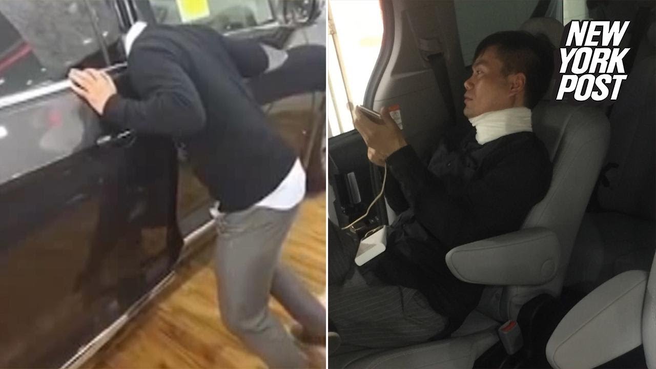 Car Salesman Gets Head Stuck in Car Door During Safety Demonstration | New York Post