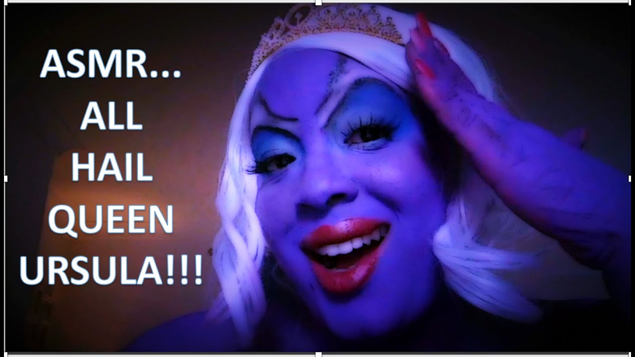 ASMR, THE LITTLE MERMAID'S URSULA IS NOW THE QUEEN! SOFT SPOKEN PERSONAL ATTENTION & OCEAN WAVES