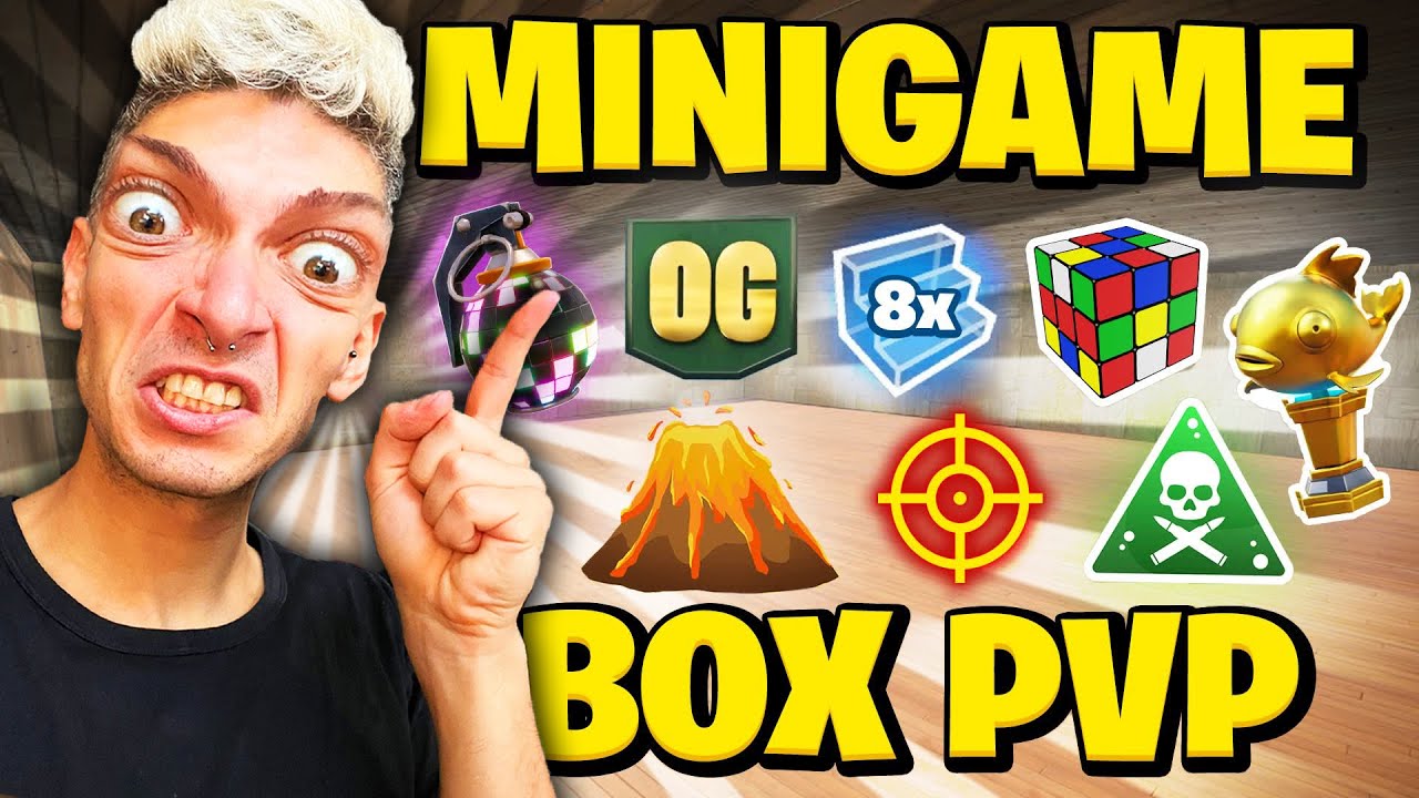 GIOCO PER LA PRIMA VOLTA I MINIGAMES BOX PVP SU FORTNITE !!