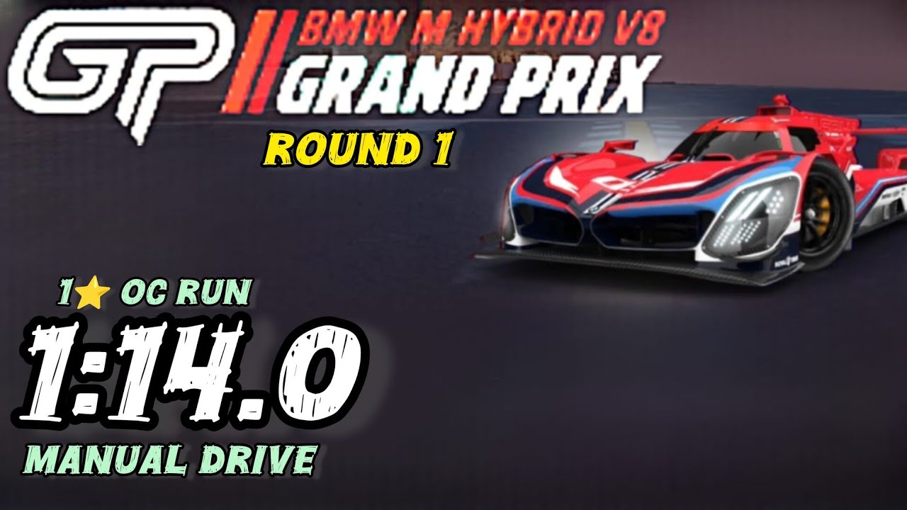 Asphalt 9 Legends &bull; BMW M HYBRID Гран-при, ручное управление, @LykanPawcio21, раунд 1, 1:14.0, 1⭐ OC