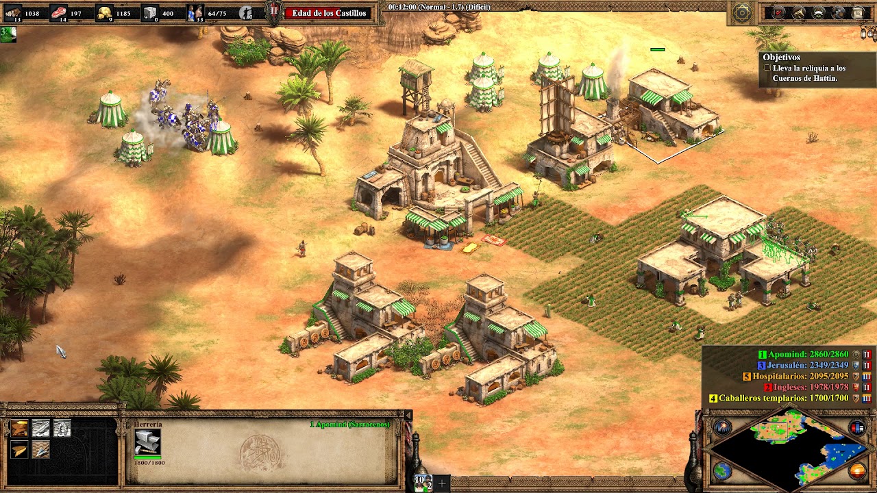 3. Los cuernos de Hattin [DIF&Iacute;CIL] Saladino - Age of Empires II: Definitive Edition [AoE2DE]