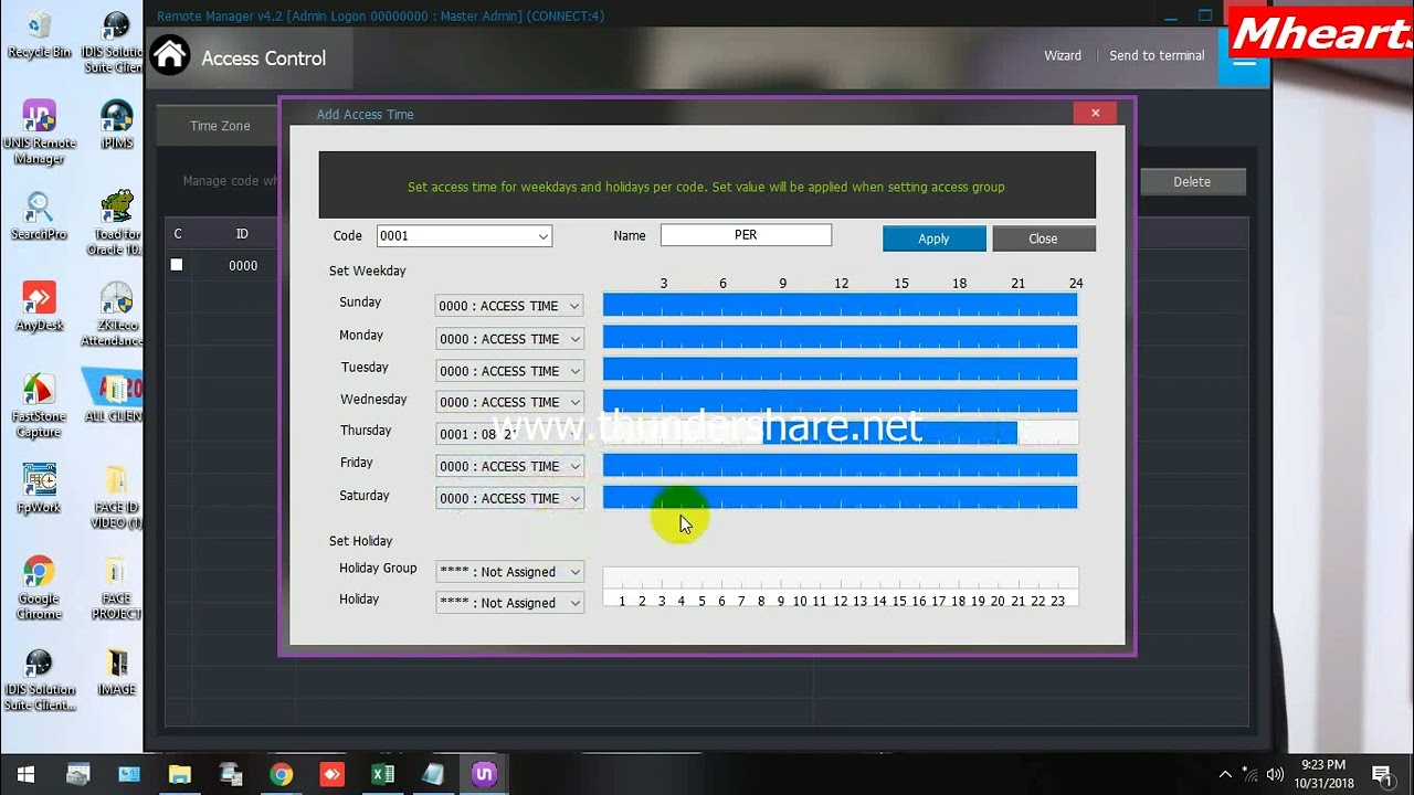 How to Setup access Control System & Apply on User