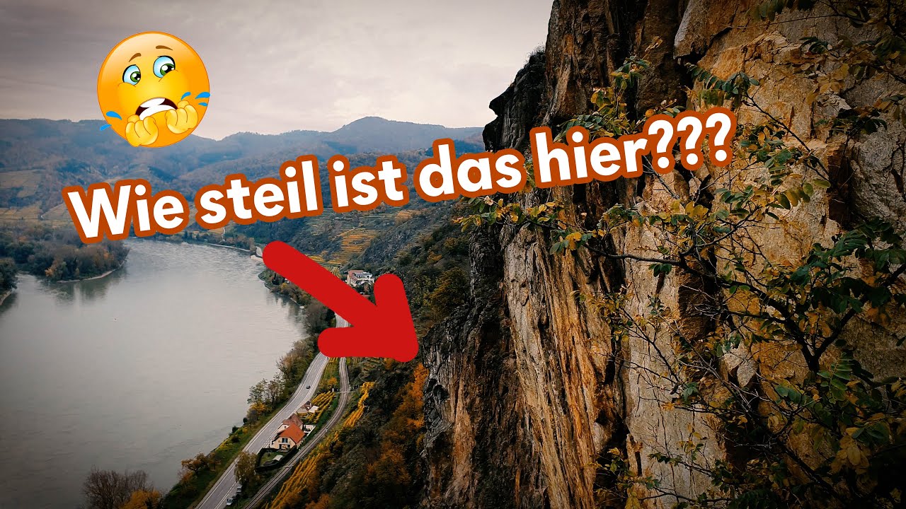 Klettersteig Vogelbergsteig Wachau // Diesmal zu steil? // Klettersteig mit Kindern (5J/7J)