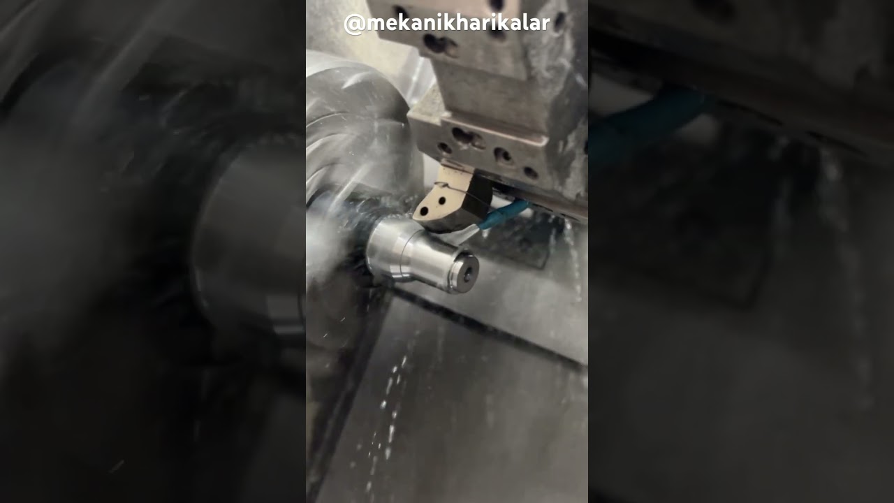 External diameter turning with CNC Lathe- CNC Torna dış &ccedil;ap tornalama-