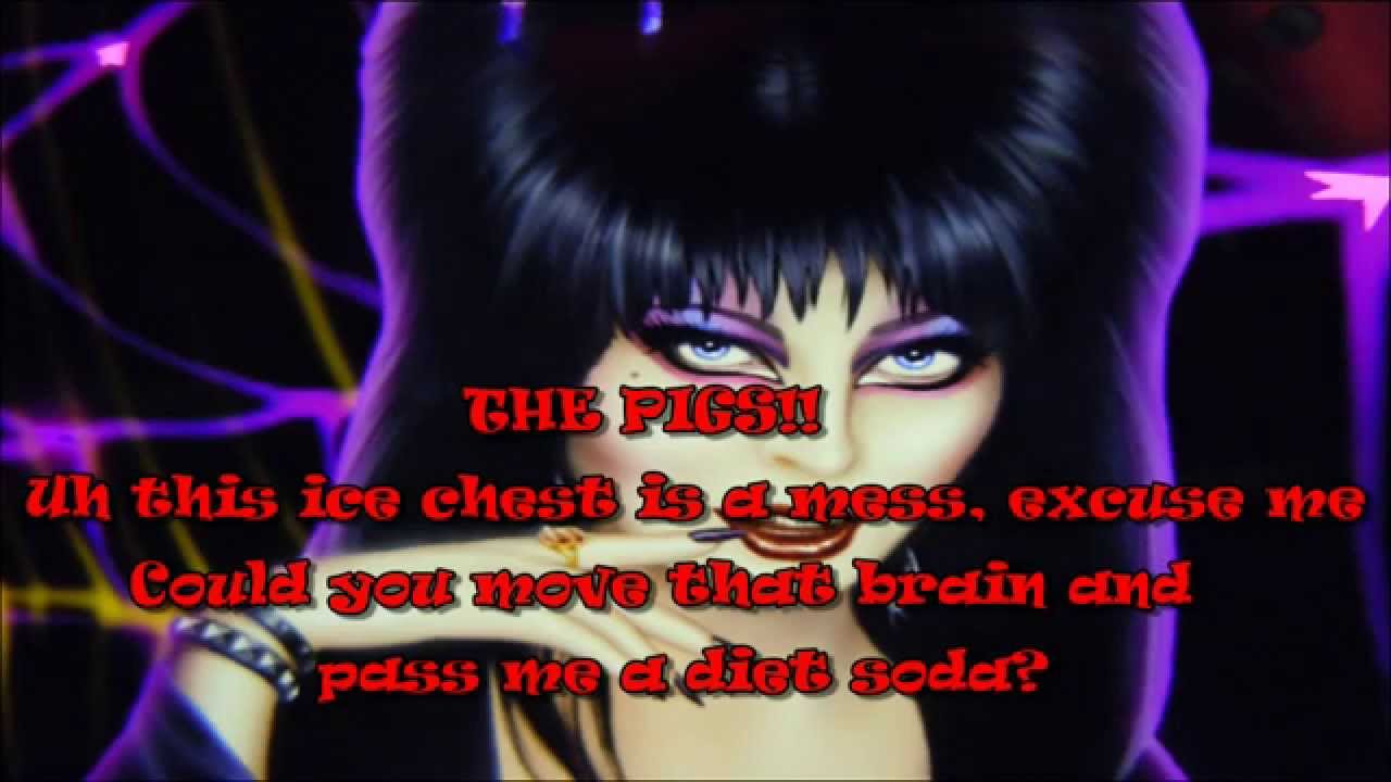 Elvira - Here comes the bride, (The bride of Frankenstein) - lyrics