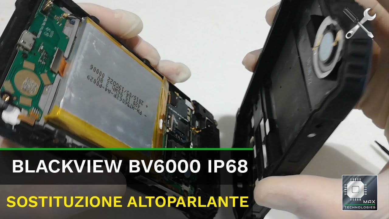 Blackview BV6000 IP68 | Sostituzione Altoparlante Posteriore Back Cover Posteriore