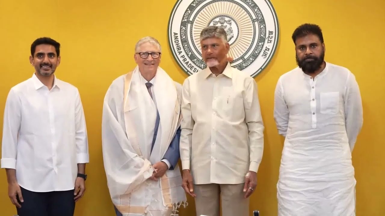 Bill Gates అమరావతి పర్యటన CM Chandrababuతో ప్రత్యేక భేటీ – విజన్ 2047పై చర్చలు | Dhulipalla Narendra