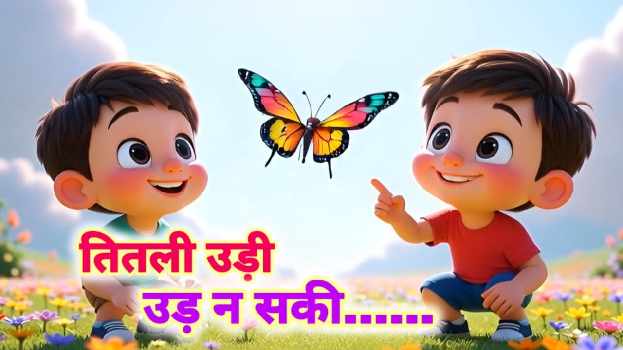Titli Udi Bus Me Chadhi - तितली उड़ी | Hindi Rhymes For Childrens | Nursery Rhyme | Titli Udi 2026