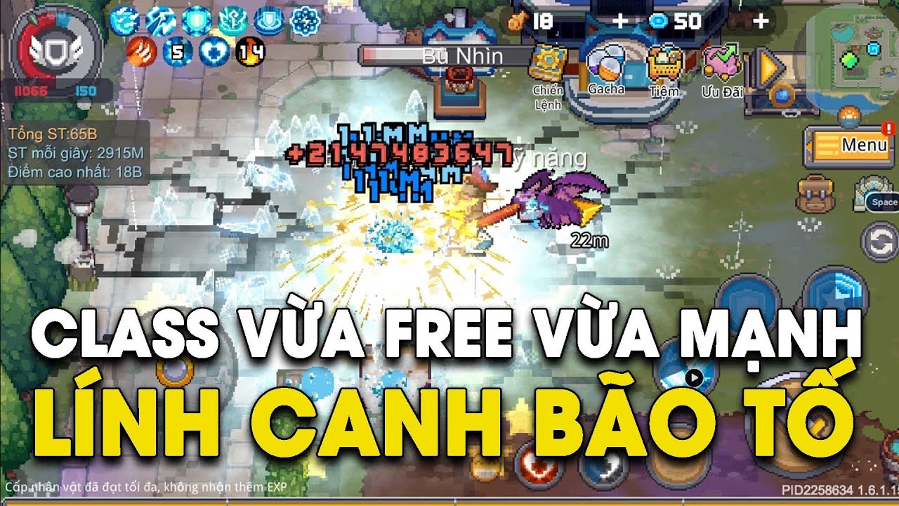 Build LÍNH CANH BÃO TỐ Class Cực Mạnh Cho Người Mới Và Oldbie SS2 Soul Knight Prequel