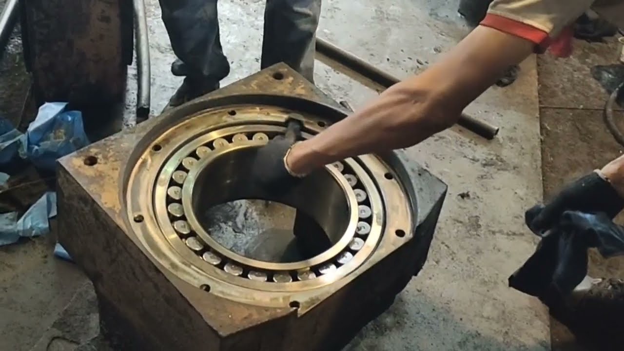 Rolling Mil Rearing Fitting Stant ||Rocking Stand Bearing #beringin #fitting #roughing