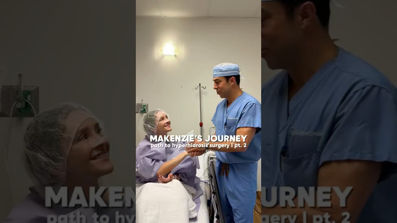 Part 2 of Makenzie’s ETS surgery for excessive sweating of the hands 