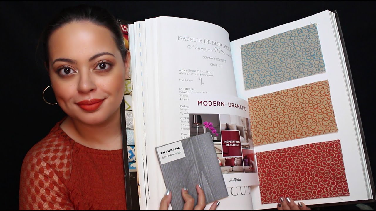 ASMR - Interior Designer Consultation RP - Paint, Wallpaper & Wood Samples (WHISPERED)