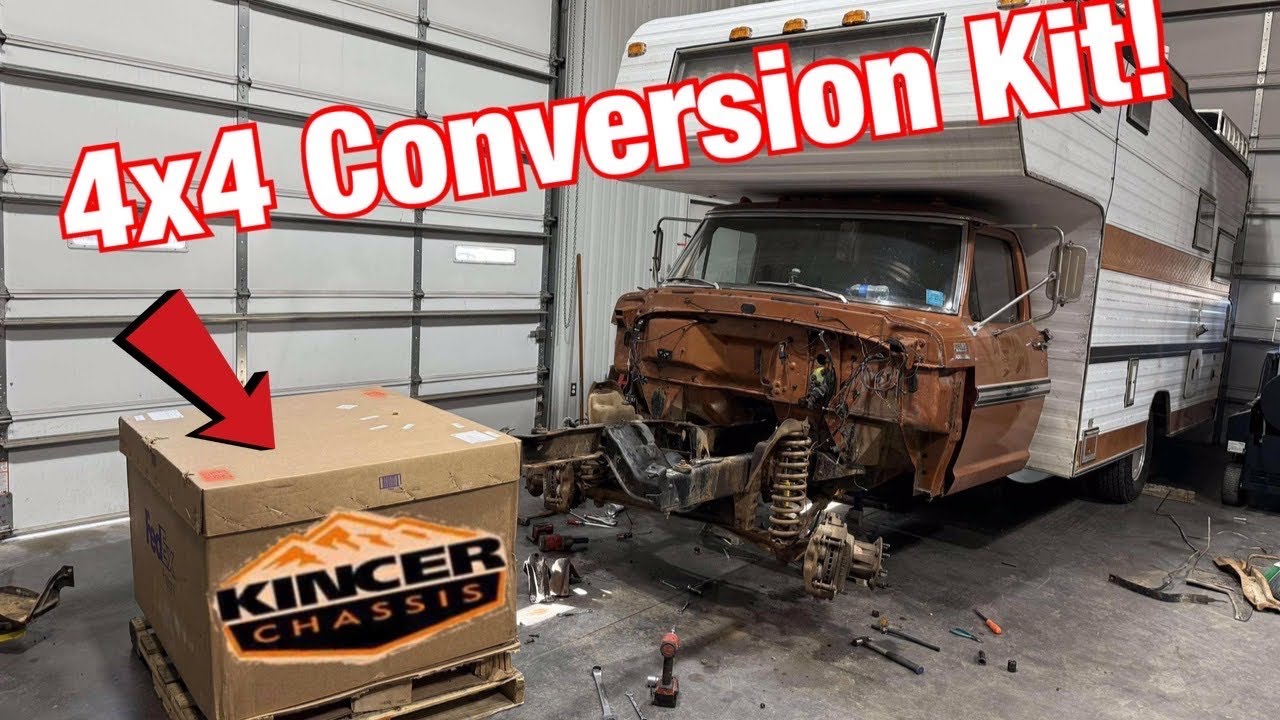1972 Mitchell Motorhome 4WD Conversion with Kincer Chassis Teardown!