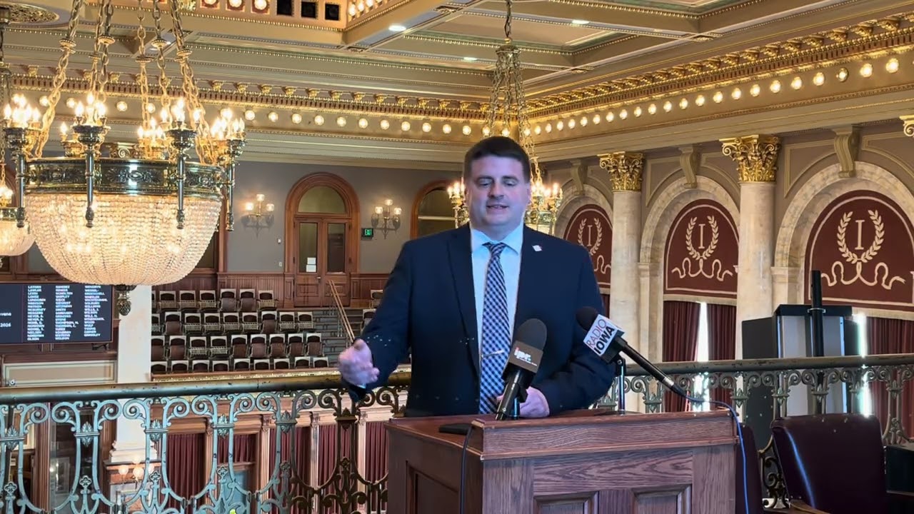 Iowa House speaker takes reporter Qs (Feb. 26, 2026)