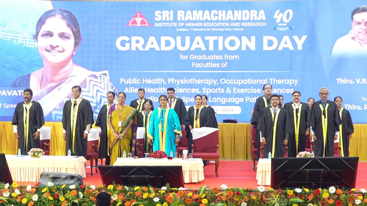 38th Graduation of Sri Ramachandra Institute of Higher Education & Research | #SRIHER