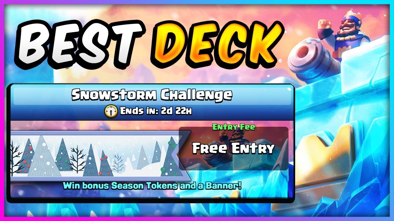 SNOWSTORM CHALLENGE in CLASH ROYALE!